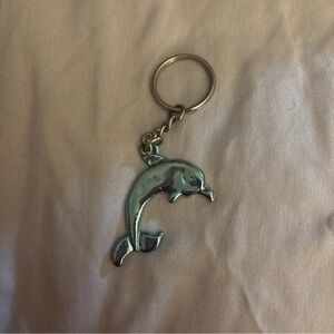 Metal Key Chain * Key Ring * LEAPING DOLPHIN